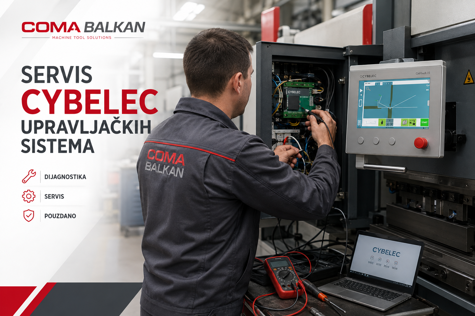 Servis CYBELEC upravljačkih sistema